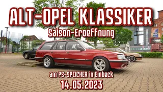 2. große internationale Alt-Opel Klassiker Saison-Eröffnung am PS-SPEICHER Einbeck 14.05.2023