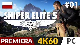 Sniper Elite 5 PL 🎯 #1 - odc.1 🧨 Snajper wraca po 5 latach | Gameplay po polsku 4K