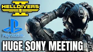 WOW! Helldivers 2 and Sony HUGE MEETING ONGOING! - Nerf Discussions and more!