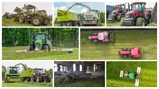 1. Schnitt mit CLAAS Jaguar 860 | CASE | JOHN DEERE | DDR Brückenkran-Silo