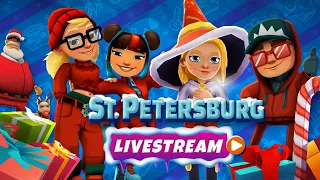 🔴 (GIVEAWAY) Festive Crew Takes Over St. Petersburg! I Subway Surfers Gameplay Livestream