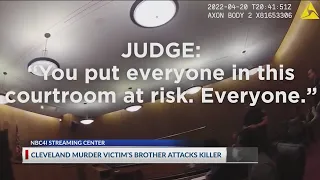 Ohio murder victim's brother attacks killer