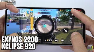 Samsung Galaxy S23 FE test game Free Fire Mobile