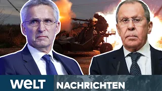 UKRAINE-KRIEG: "Nato ist der Aggressor!" – Lawrow stellt Russland in Opferposition | WELT Stream