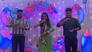 Dhiktana Dhiktana dance performance on baby shower . .For our beautiful bhabi and bhaiya 💃🏻❤️🧿