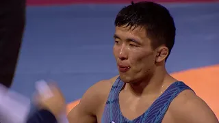 1/2 GR - 60 kg: G. GYANENDER (IND) v. Z. SHARSHENBEKO (KGZ)