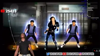 IShowSpeed dances to Michael Jackson (Bad). FULL VIDEO.