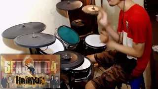 HAIKYUU!!  Season 4 Opening  “PHOENIX” by BURNOUT SYNDROMES Drum Cover