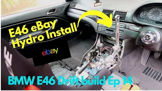 BMW E46 323ci Drift Build | Ep 14 - Hydraulic handbrake install