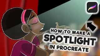 How to Make a Spotlight in Procreate | Cadillac Cartoonz