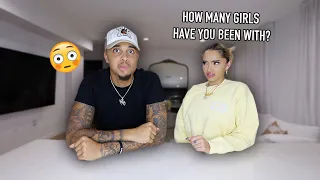 ASKING MY BOYFRIEND AWKWARD QUESTIONS... **SPICY!!**