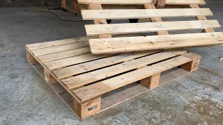 How to Build a Garden Furniture Set from Recycled Pallet Wood Using Only Basic Tools