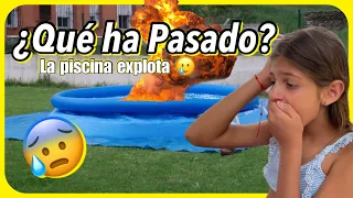 Montamos La NUEVA PISCINA En CASA 💦 ¡Y Pasa Esto! ¡Casi Nos Quedamos Sin PISCINA! #hifamilyteam