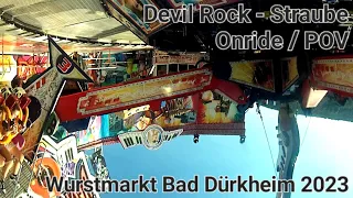 Devil Rock - Straube ( Onride / POV ) [ Wurstmarkt Bad Dürkheim 2023 ]