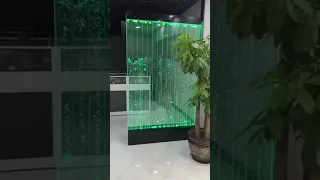 Flowing Water Luminescent Glass Partition | Glass Partition Wall Home #shorts