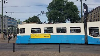 Трамвай Гётеборга, Швеция. Спонсоры видео: гётеборгские воришки.