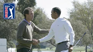 Tiger Woods defeats Stephen Ames 9&8 at 2006 WGC–Dell Match Play