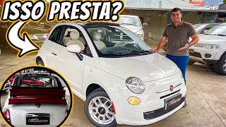 Fiat 500 Cabrio Dualogic 2014 - O CONVERSÍVEL MAIS BARATO DO BRASIL