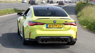 BMW M Cars Accelerating - Aulitzky M4 CS, Pure Turbos M3 G80, 919HP Single Turbo M4, Capristo M5 F90