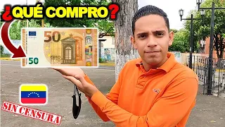 ¿Qué Compro con €50 EUROS en VENEZUELA? ¿SOMOS MILLONARIOS?