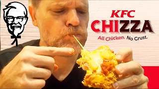 NEW KFC CHIZZA Chicken Crust Pizza - Fast Food Friday - Greg's Kitchen