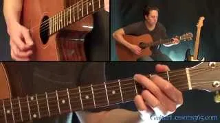 More Than A Feeling Guitar Lesson Pt.1 - Boston - All Acoustic Guitar Rhythm Parts