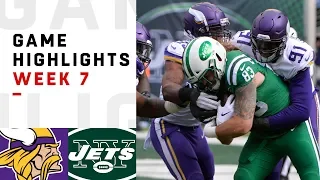 Vikings vs. Jets Week 7 Highlights | NFL 2018