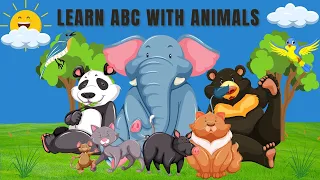 Learn ABC With Animals | Kids Learning Video |Educational Channel