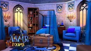 Harry Potter Inspired Ambience - Ravenclaw Dormitory - 4K UHD 1 Hour Soundscape & Animation