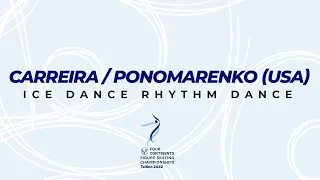 Carreira/Ponomarenko (USA) | Ice Dance RD | ISU FC FS Championships 2022 | Tallinn | #FigureSkating