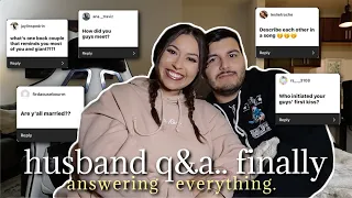 answering all of your questions with my HUSBAND! 💌☁️✨