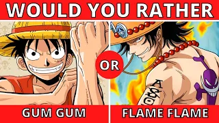 WOULD YOU RATHER | One Piece | Anime Quiz