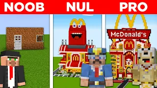 MCDONALD'S de gros NOOB vs PRO sur Minecraft !