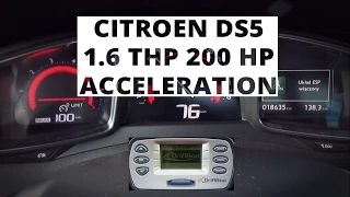 Citroen DS5 1.6 THP 200 hp - acceleration 0-100 km/h