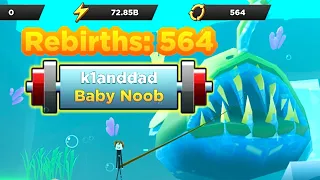 72 billion energy Baby Noob in DEEP SEA sliding under doors strongman simulator