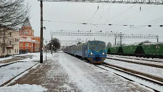 ED9M-0071 ED9M-0077 | Train № 879 Kyiv - Slavutych