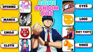 Anime Fans??? You Need This Challenge🏅 | Anime Random Quiz 🏆