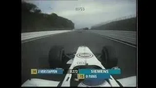 F1 Suzuka 2001 Verstappen vs  Panis vs Alonso