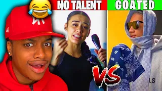 UK DRILL RAPPERS WITH NO TALENT VS GOATED RAPPERS!!😱