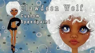 OOAK Clawdeen Wolf  Monster High Custom Speedpaint Video by Skeriosities