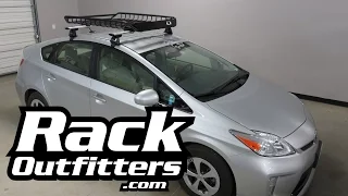 Toyota Prius 4 Door Hatchback with Kuat Vagabond Cargo Basket