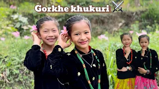 Gorkhe khukuri || lekma daphe banaima majur || cover song 🎵 #gorkhekhukuri #amritagurung #syangja