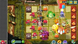 Lost City Day 32 Boss Walkthrough - Plants vs Zombies 2 - The Anh Games - PVZ 2