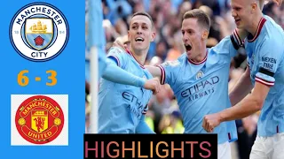 Manchester city vs Manchester united { 6-3 } ALL GOAL & Extended HIGHLIGHTS