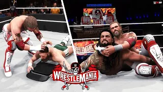 WWE 2K20 SIMULATION: Edge vs Daniel Bryan vs Roman Reigns | Wrestlemania 37, Highlights