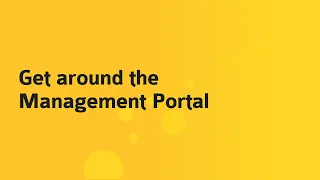 #2 Learn how to get around the Management Portal Dashboard