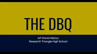 Introduction to the DBQ