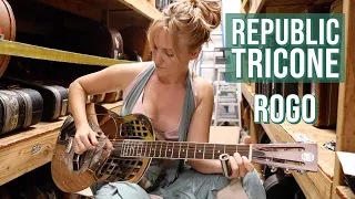 Republic TriCone Resonator Guitar | Rogo at Norman's Rare Guitars