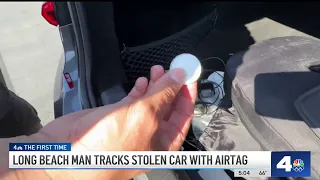 Long Beach man tracks stolen car with Apple Airtag