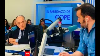 Entrevista completa a Javier Tebas en El Partidazo de COPE